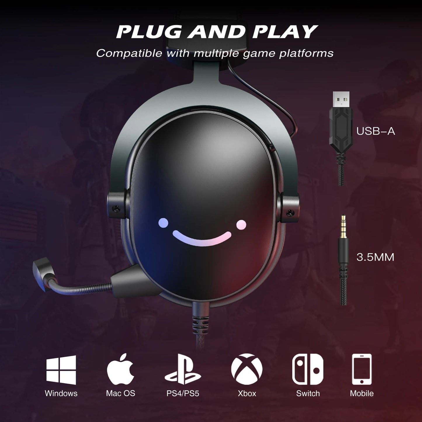 H9 7.1 Surround Sound Headset