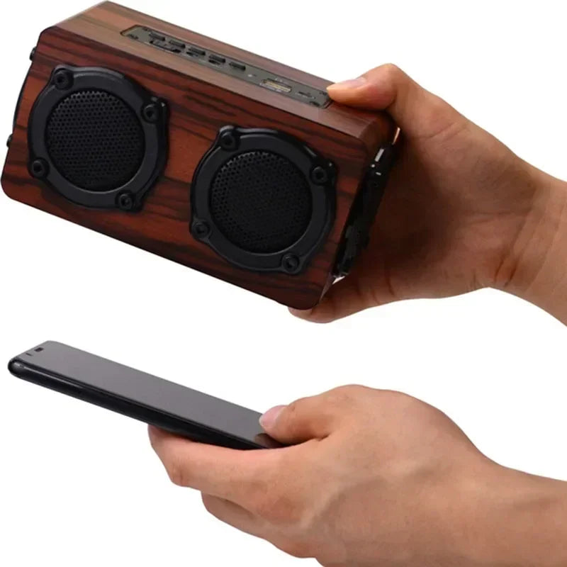 Classic Wooden Wireless Bluetooth Speaker