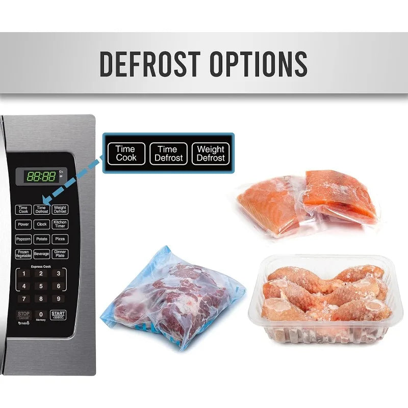 1000 Watts, 1.3 cu ft - Microwave Oven