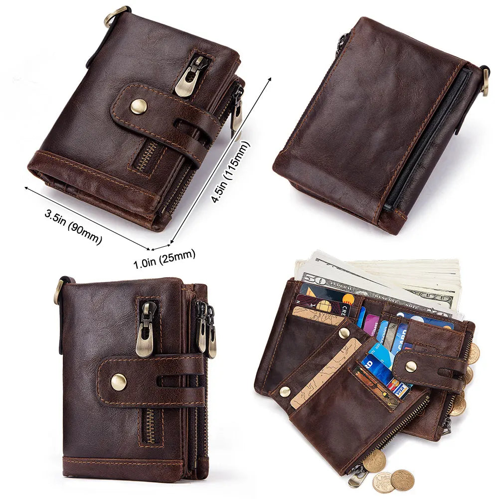 Genuine Leather Men Wallet