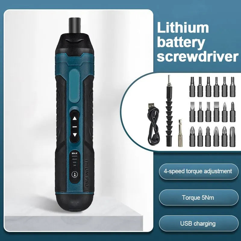 Mini Cordless Electric 1300mah Adjustment Power Drill