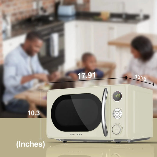 0.7 cu. ft. Retro Countertop Microwave Oven