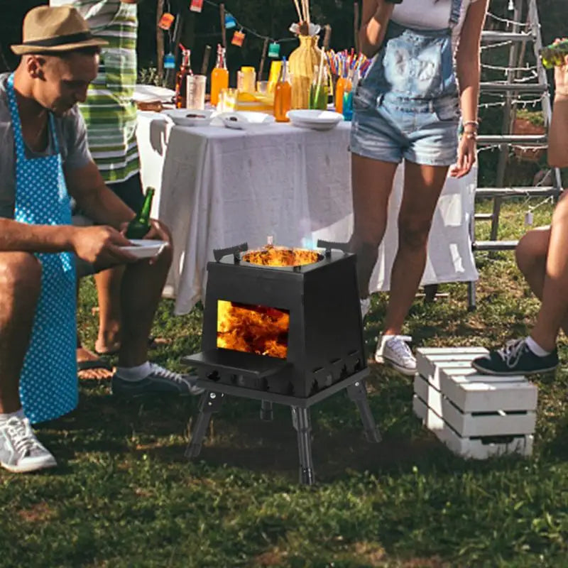 Portable Fire Pit Wood Burning Stove