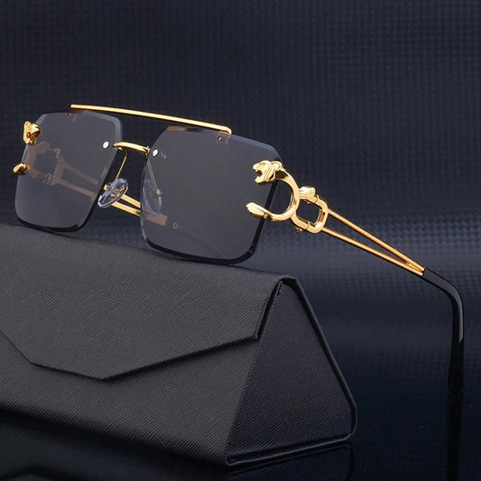 Man Woman Luxury Square Sunglasses