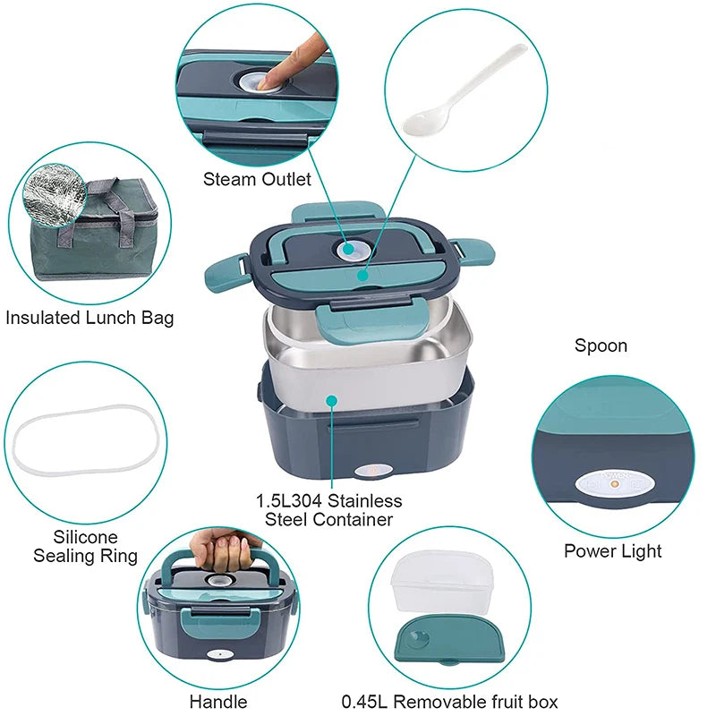 Home Car Electric Heating Lunch Box