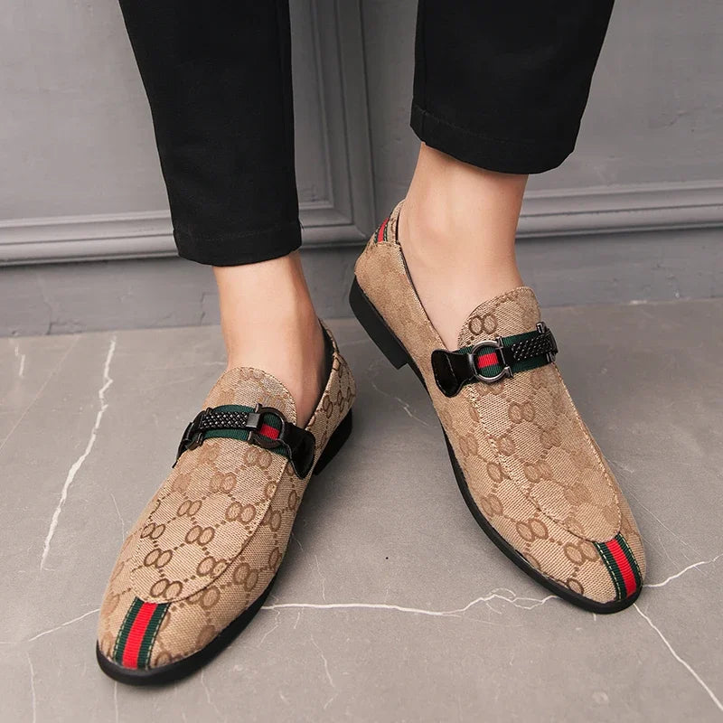Men Walking Dress Loafers Shoes