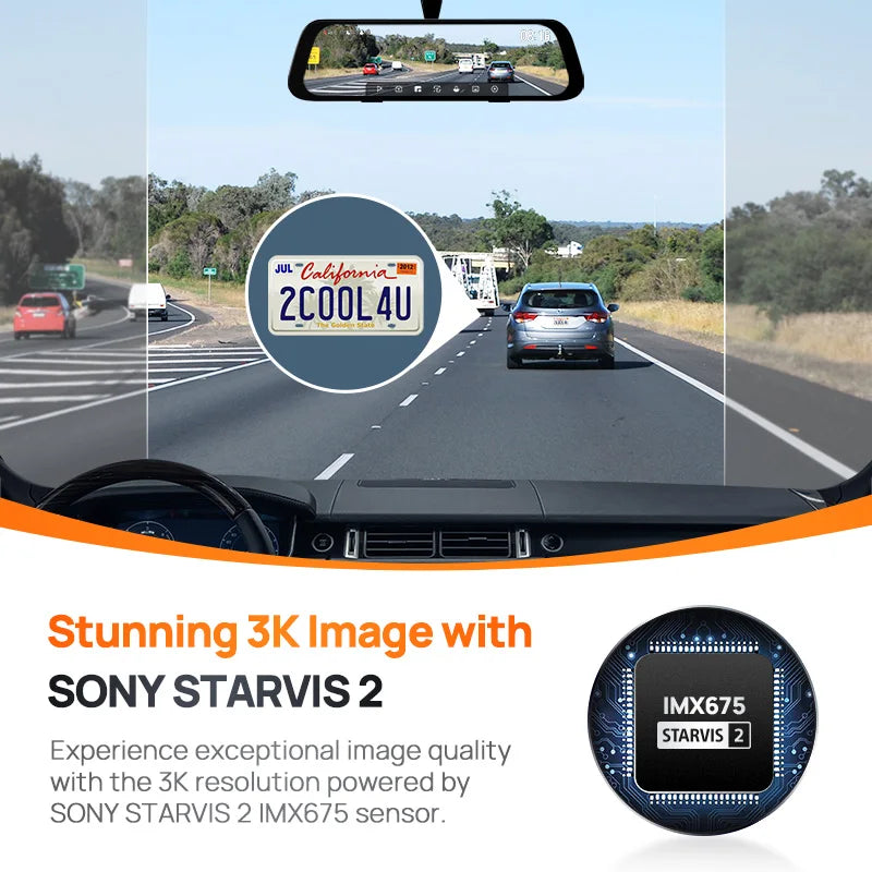 Car DVR 3K Super Touch Screen Dash Cam