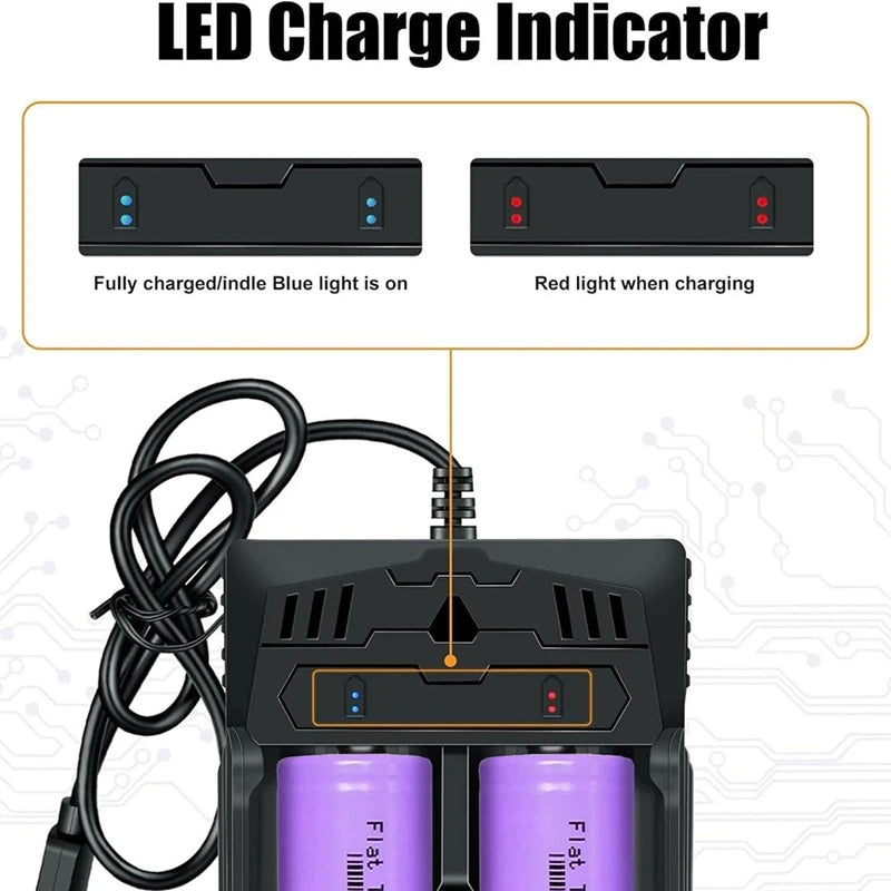 18650 Rechargeable Battery Flat Top
