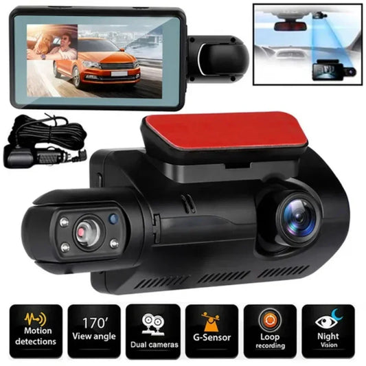 Dual Lens Dash Cam for Cars