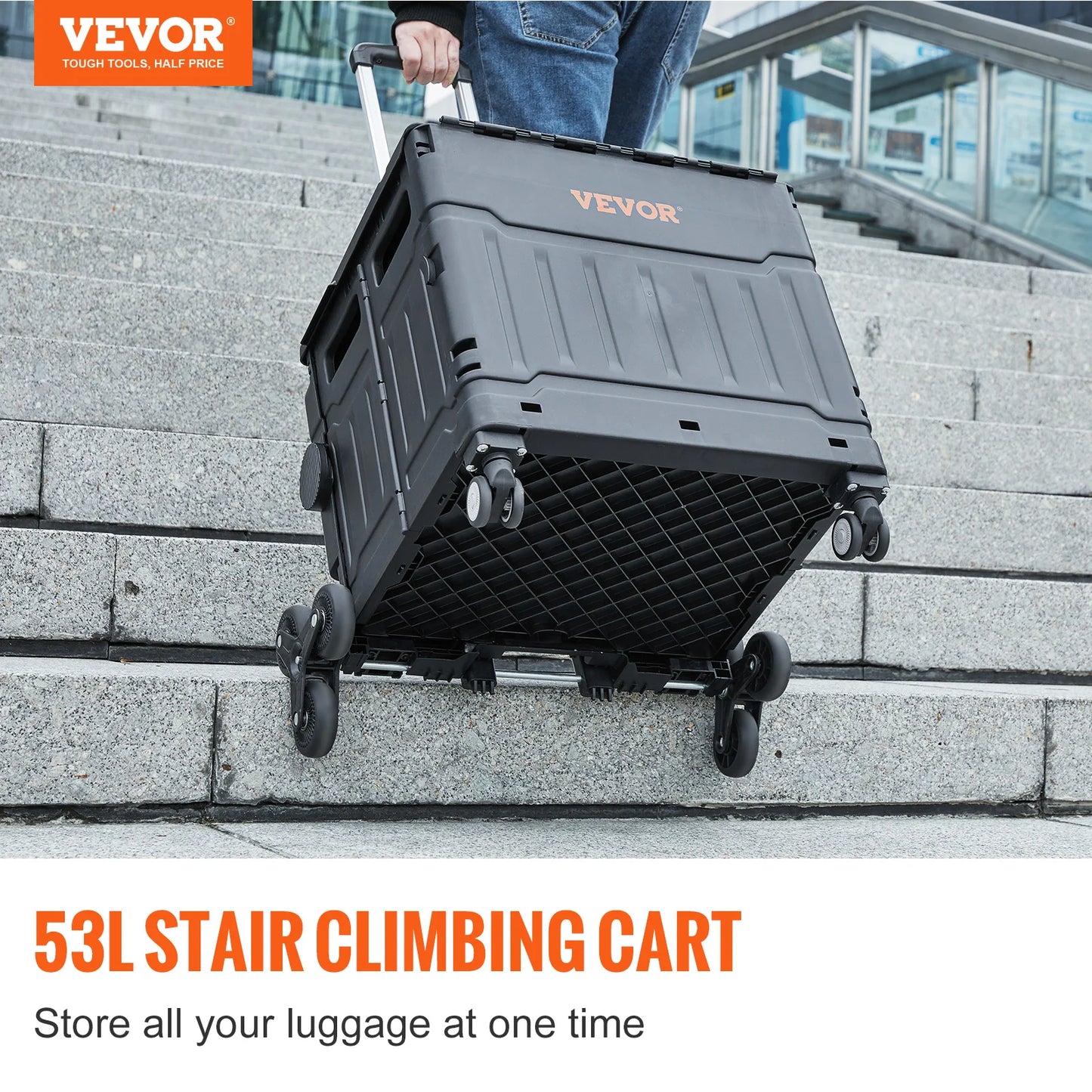 Outdoor Camping Trolley Shopping Cart