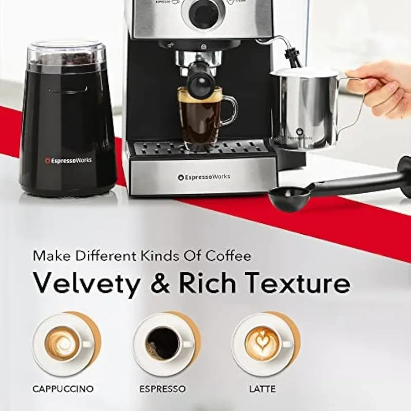 Cappuccino Maker with Milk Steamer