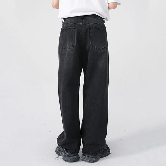 Men's Personality Straight Wide Leg Pants
