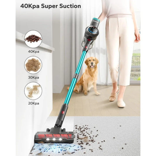 500W/40Kpa Cordless Vacuum Cleaner