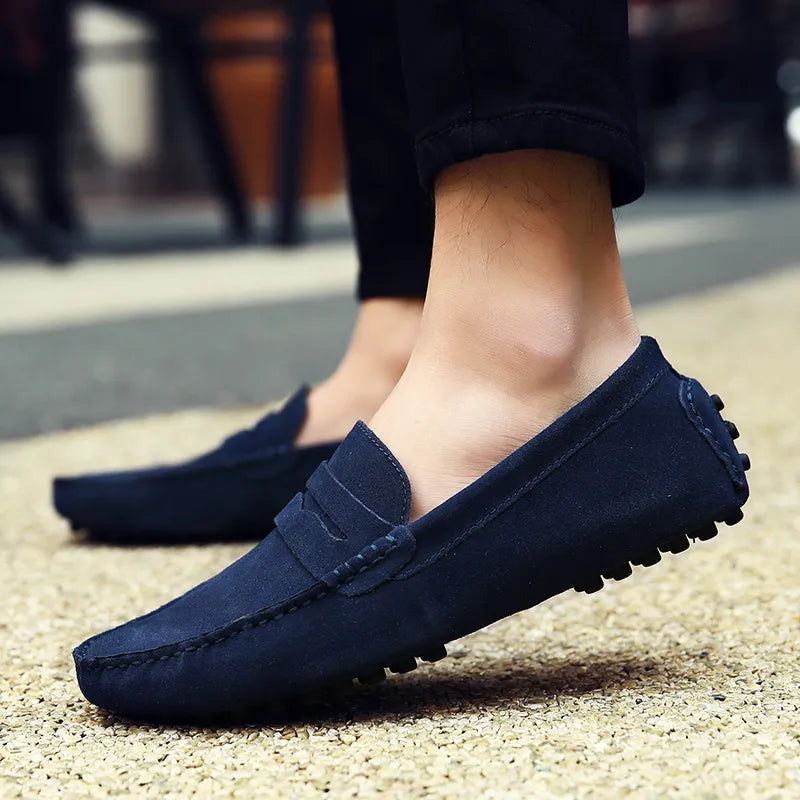 Men High Quality Leather Loafers Shoes