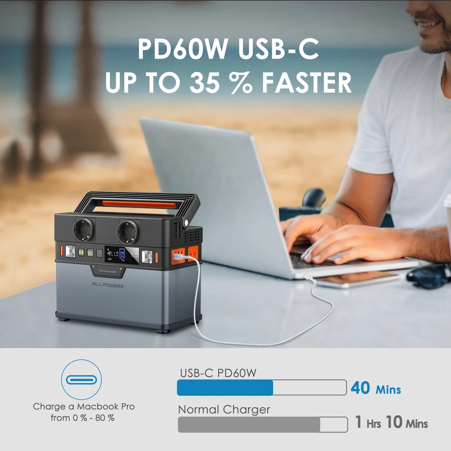 288Wh Portable Power Station