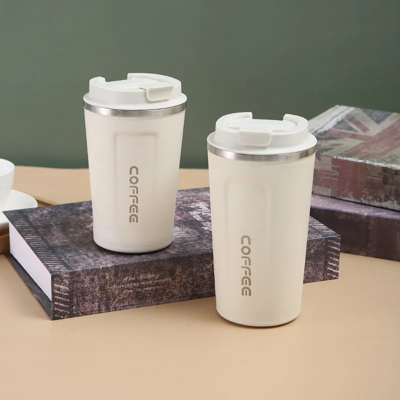 350ml/500ml Stainless Steel Thermal Coffee Cup