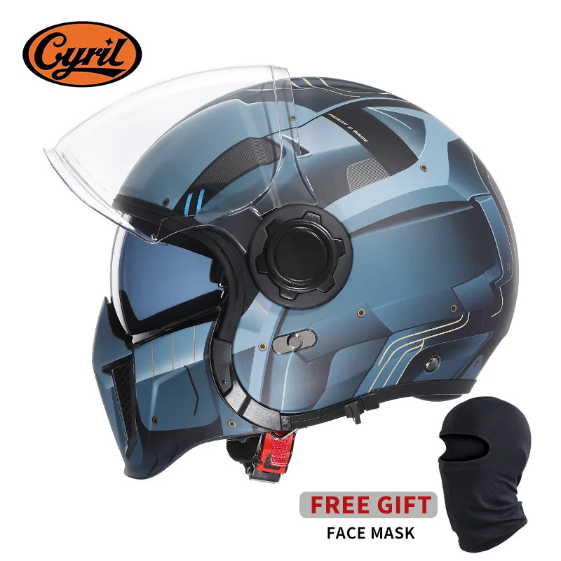 Full Face Open Face Motorcycle Helmet