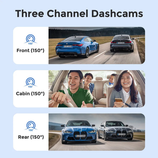 Car DVR M550-3CH 4K Dash Cam