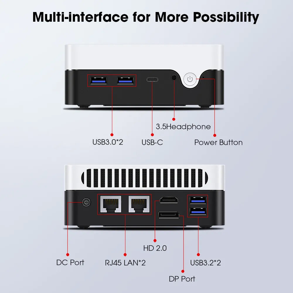 Intel N100 Game PC UHD X Mini PC