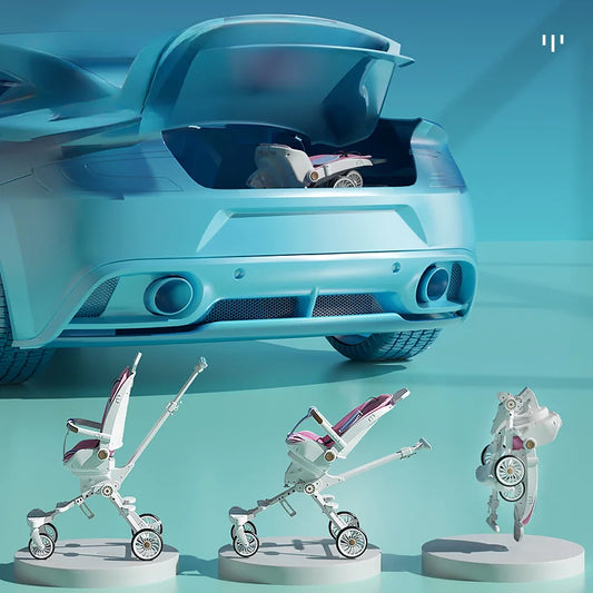 baby four wheels stroller