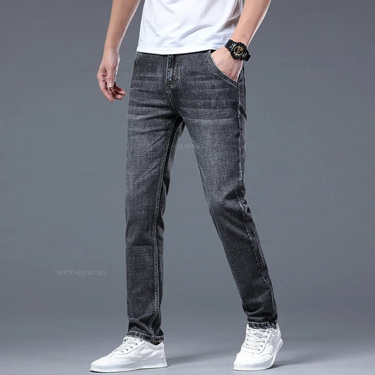 Men's Thin Stretch Fit Jeans