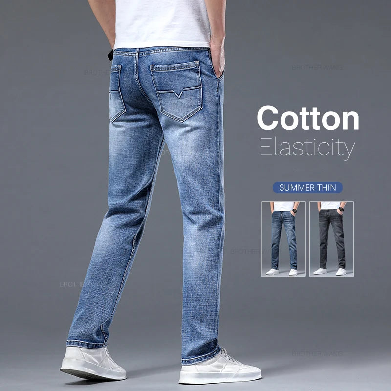 Men's Thin Stretch Fit Jeans