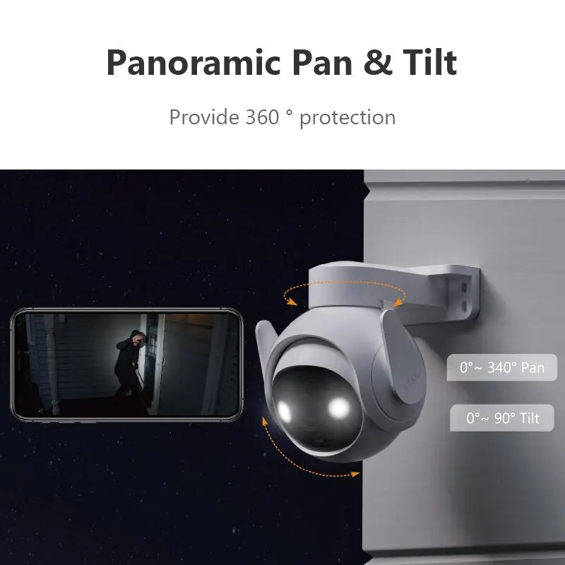 3MP 5MP Wi-Fi Outdoor Security Camera