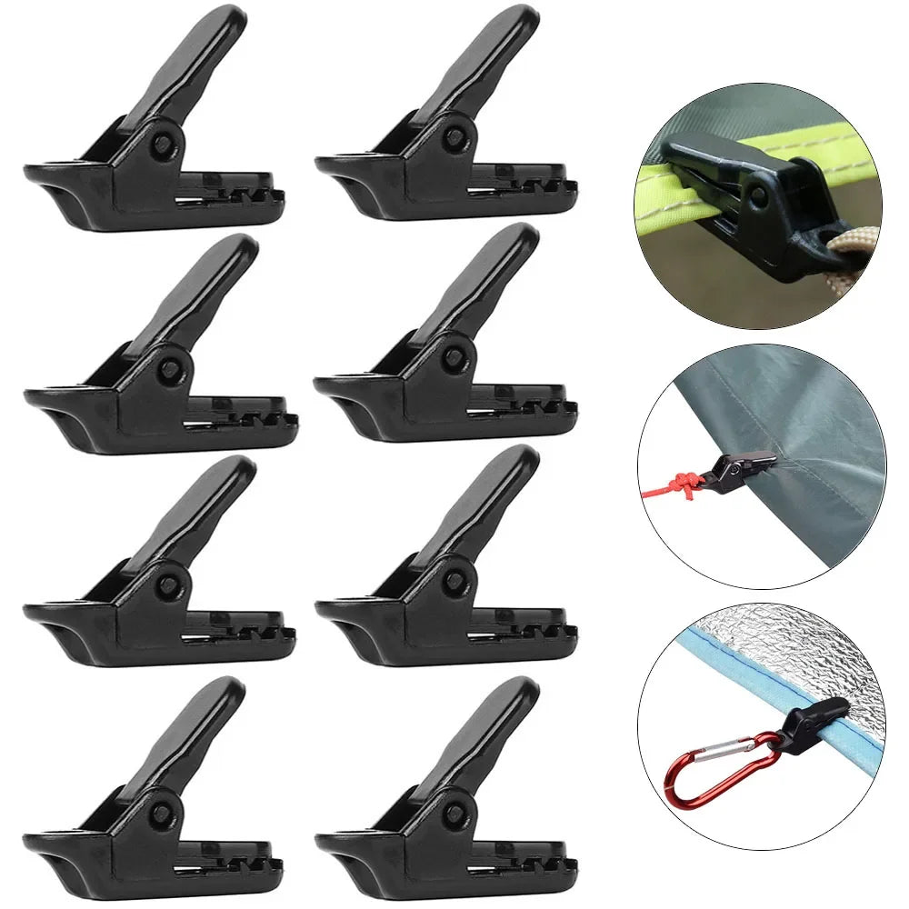20Pcs Awning Clamp Hiking Tarp Clips