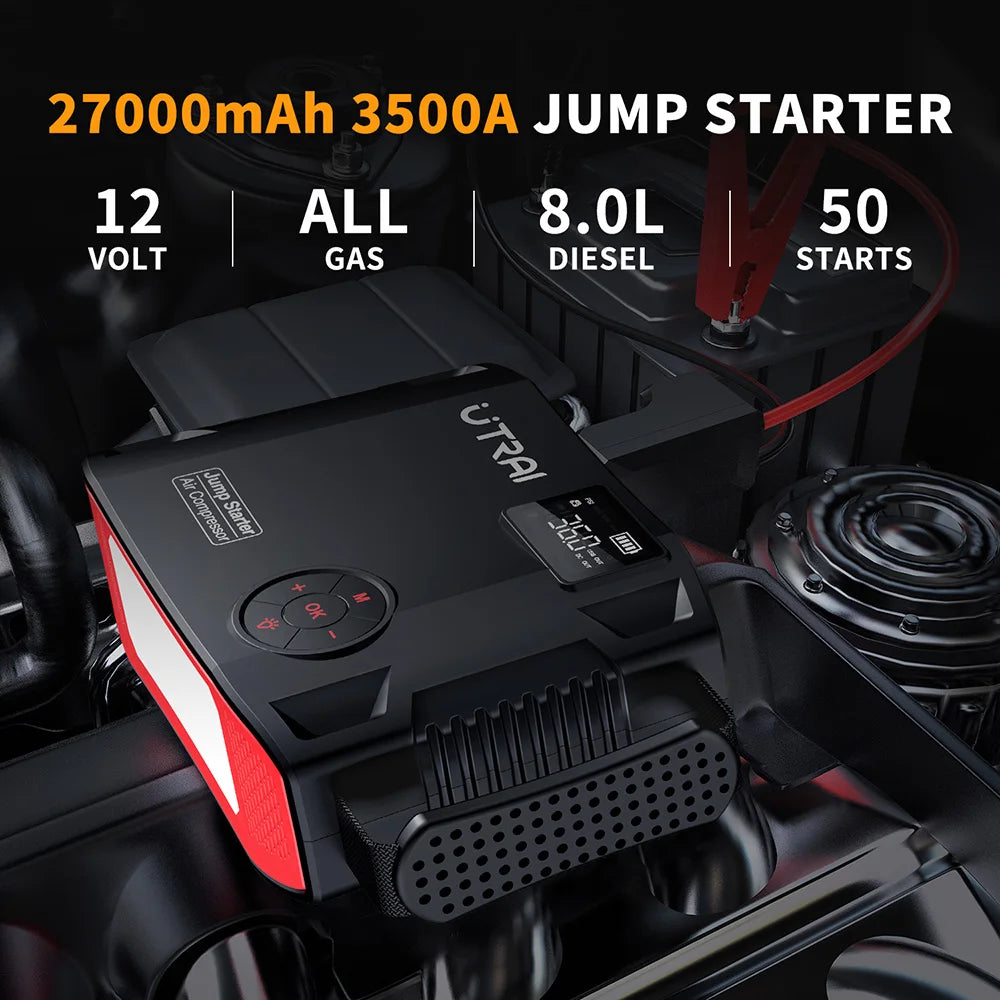 2000A 4 In 1 Jump Starter Power Pack