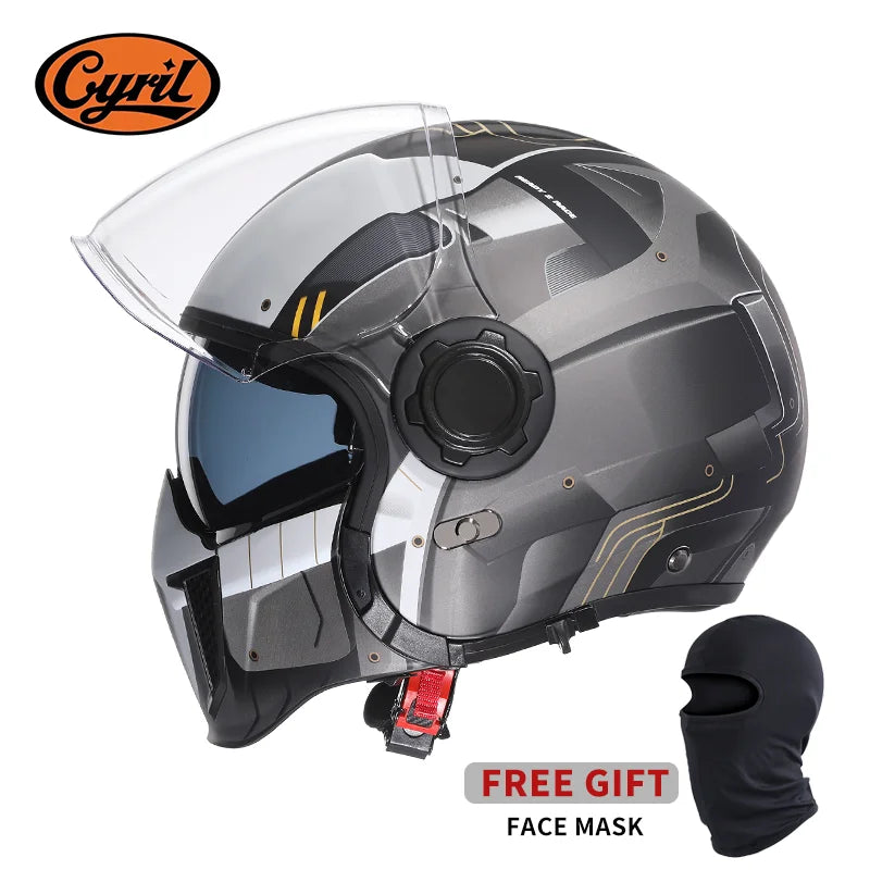 Full Face Open Face Motorcycle Helmet