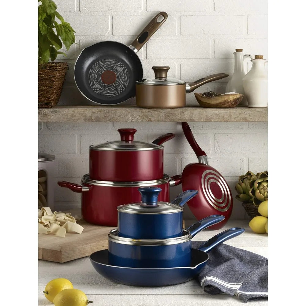Nonstick Thermo-Spot Heat Indicator Dishwasher Set