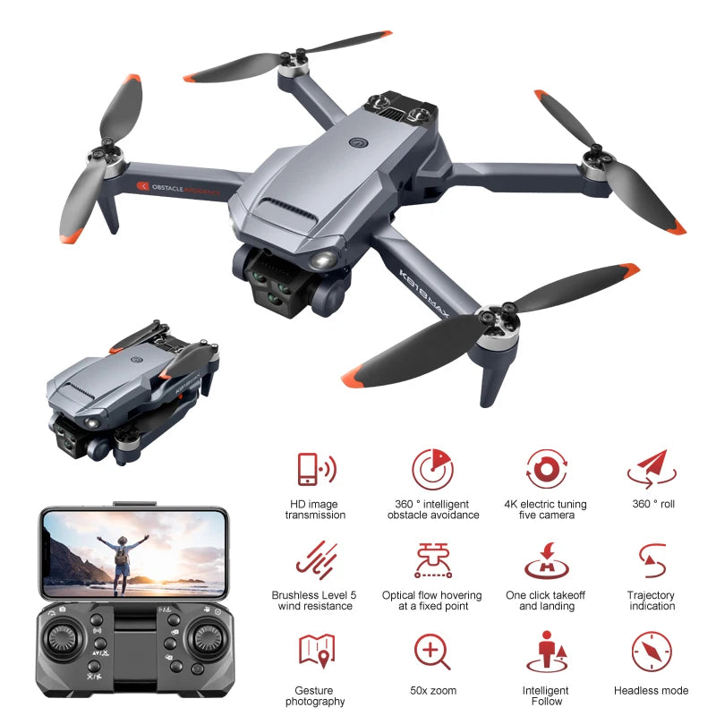 K818 MAX Pro Fessional Brushless Drones
