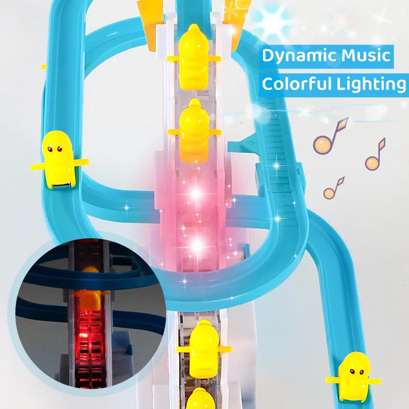 Kids Electronic Duck Climbing Stairs