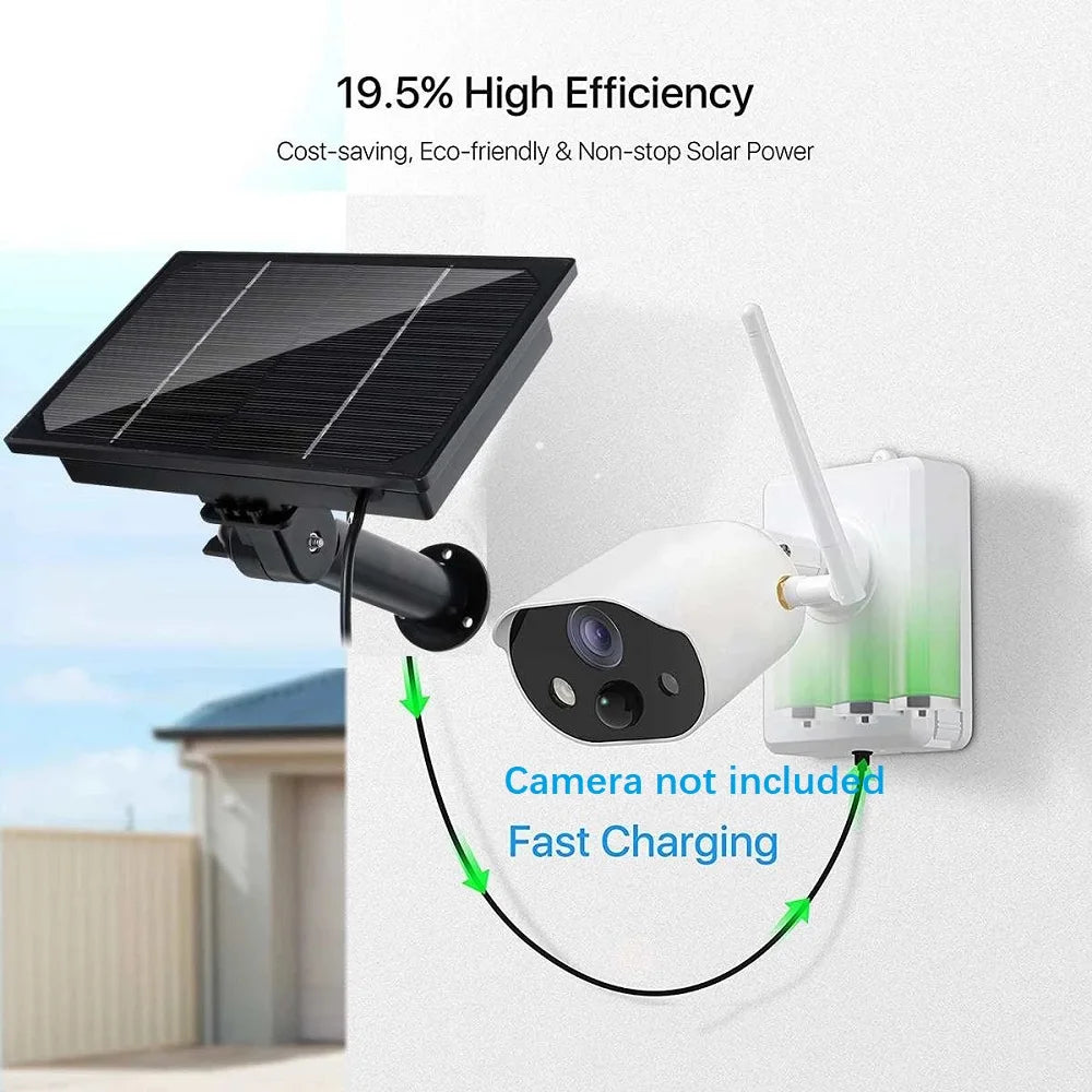 Outdoor Camera Solar Charger