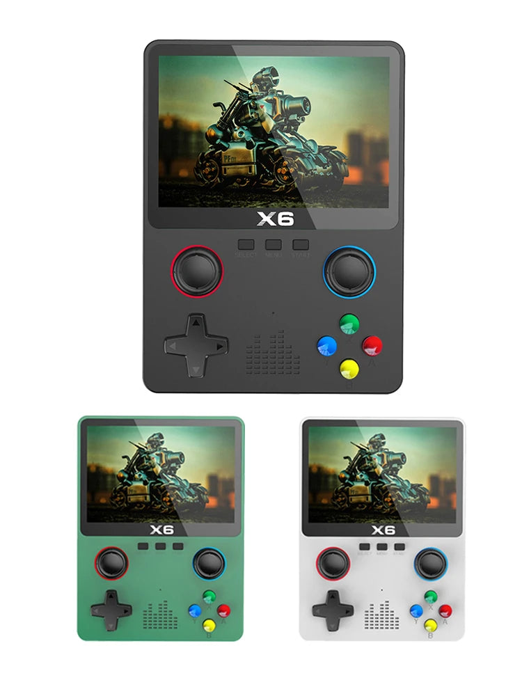 X6 3.5Inch IPS Screen Handheld Video Game Console