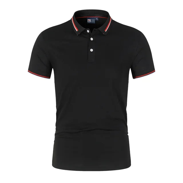Men's Cotton Casual Polo Shirt