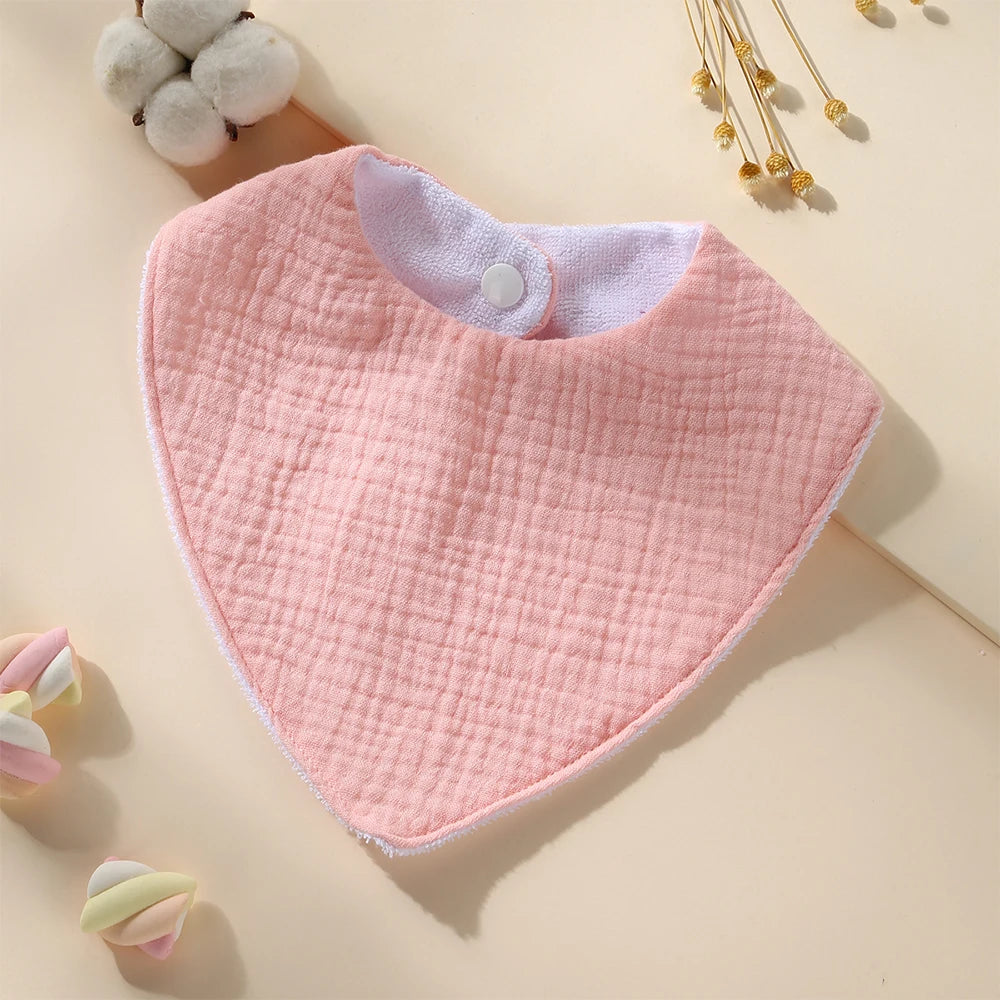 3Pcs Waterproof Feeding Drool Bibs