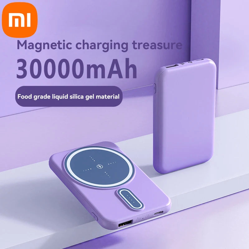 30000mAhMagnetic Wireless Charging Power Bank