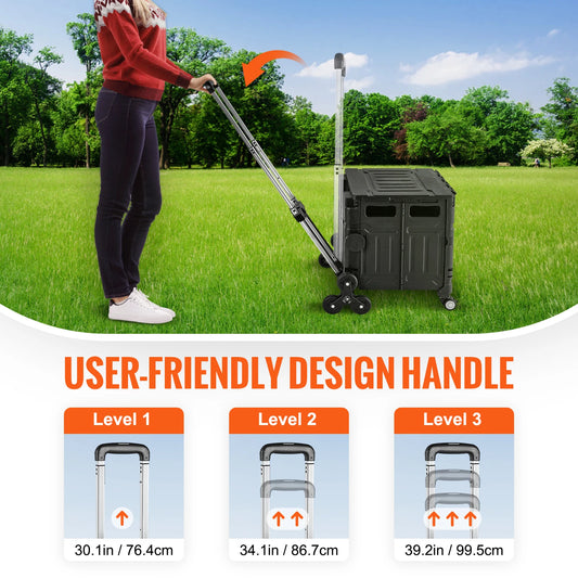 Outdoor Camping Trolley Shopping Cart