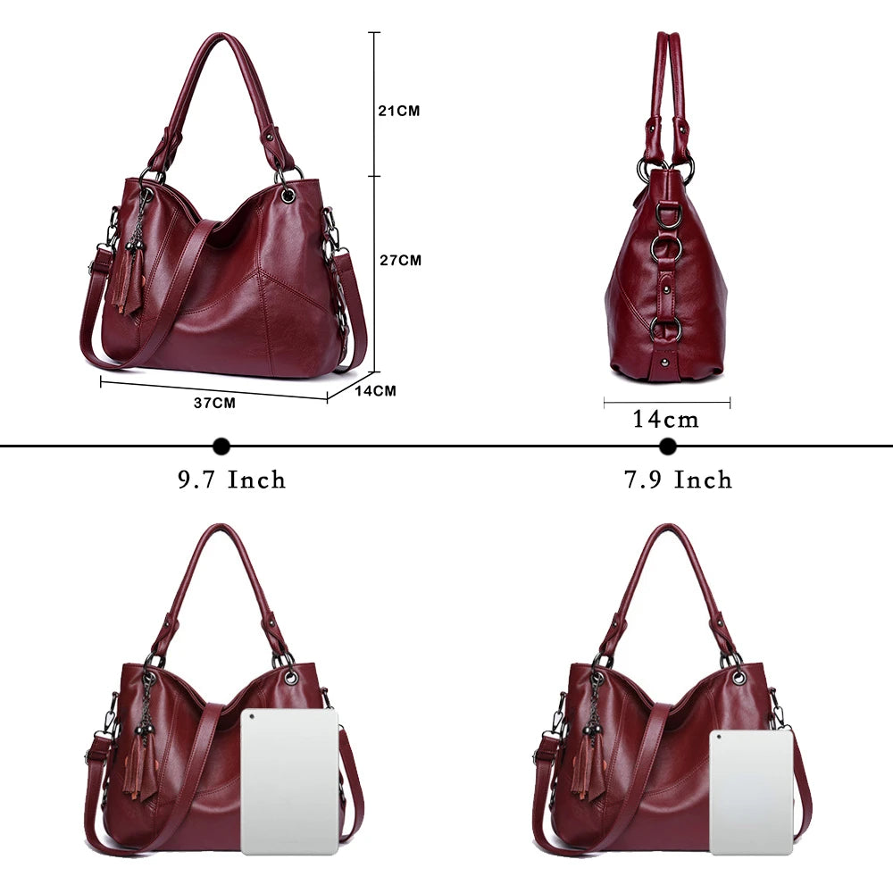 Women Soft Water Leather Handbags