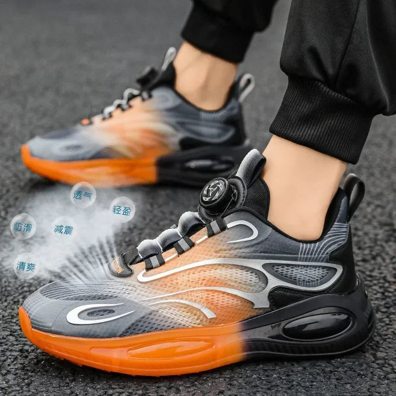 Rotary Buckle Unisex Trendy Sneakers