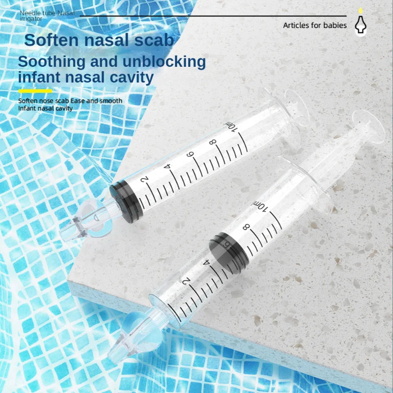2 Pcs Baby Nose Cleaner Syringe