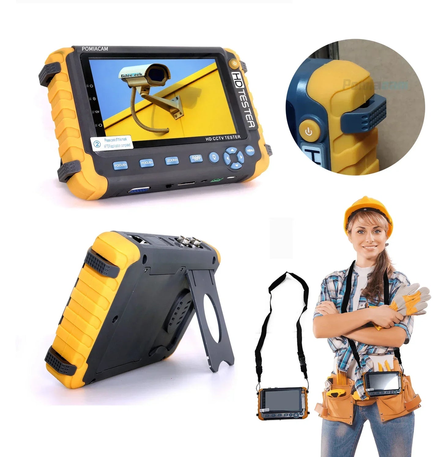CCTV tester monitor for 8MP