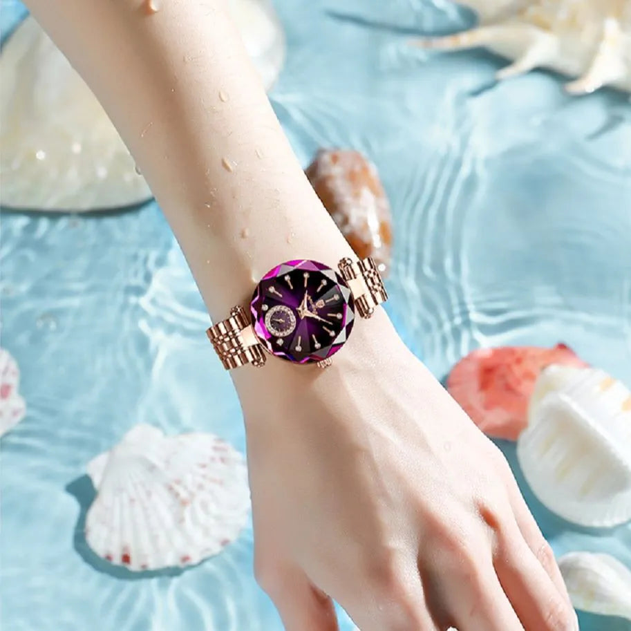 Luxury Fashion Waterproof Ladies Quartz Wristwatch
