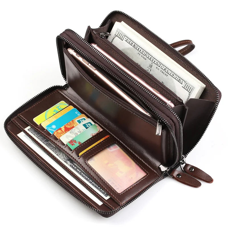 Solid leather Men's wallet