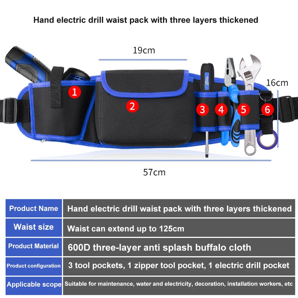 Multifunctional Electric Tool Pocket