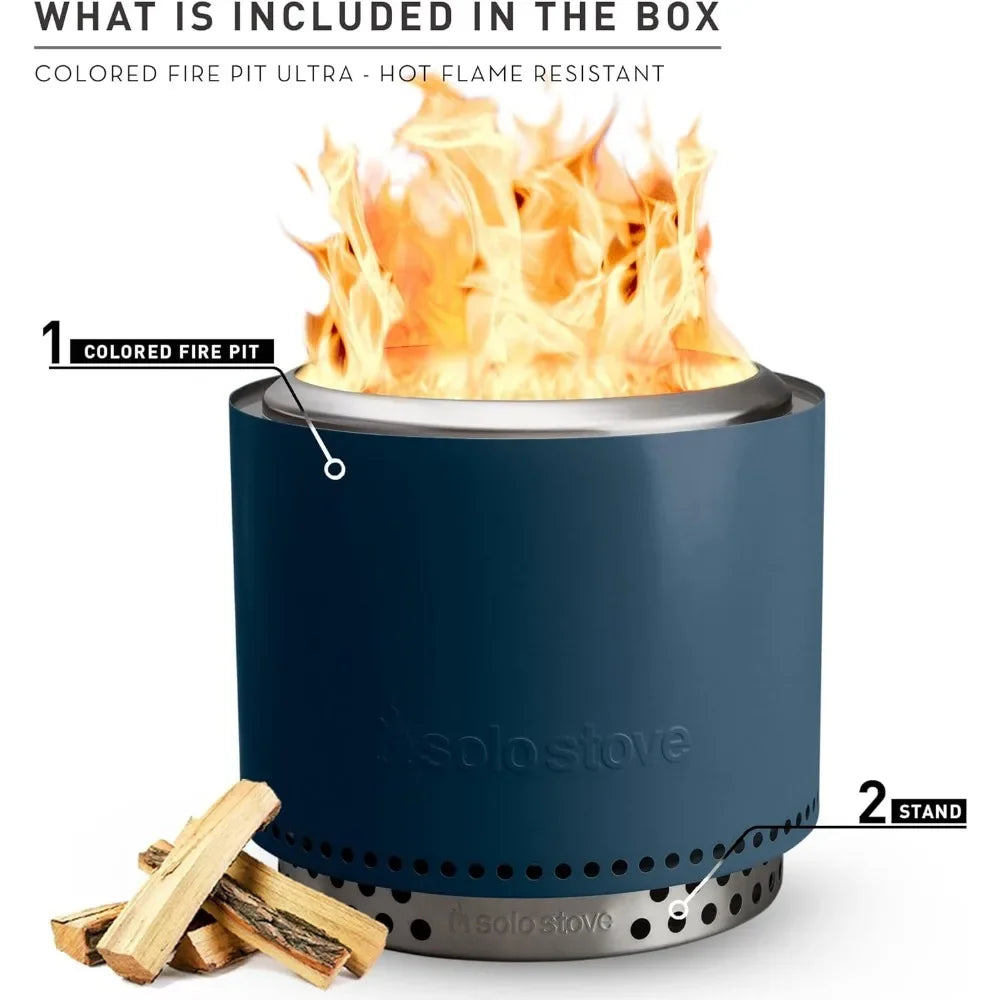 2.0 with Stand, Smokeless Fire Pit