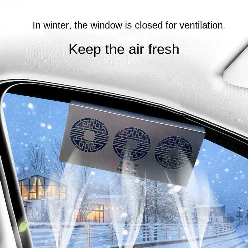 Portable Solar Car Exhaust Fan