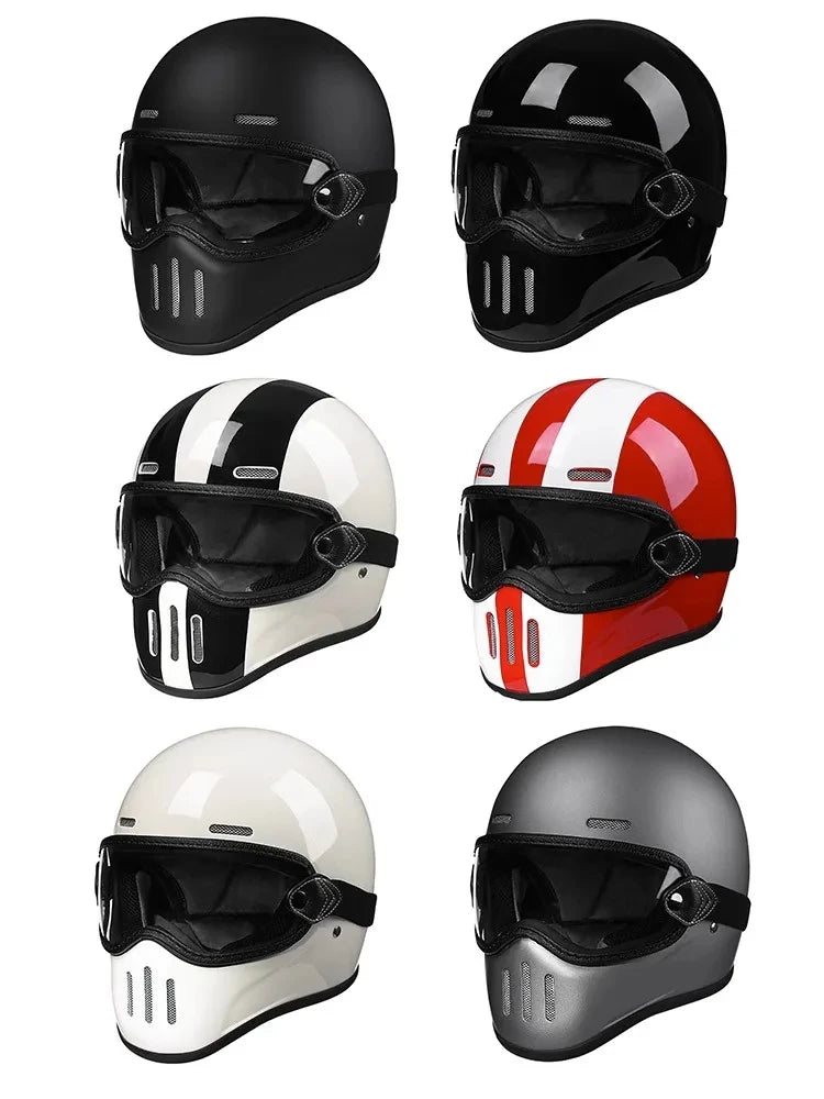 Style Retro Motorcycle Helmet