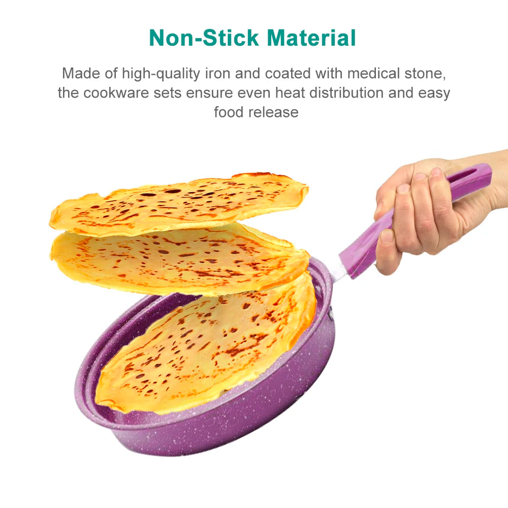 13-Piece Non-Stick Cooking Pots Pan Set